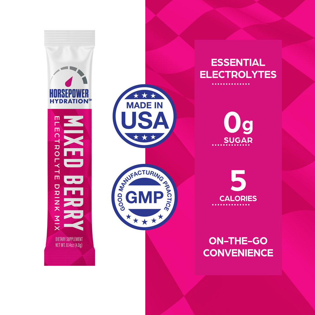 Mixed Berry Electrolyte Mix – Zero Sugar Premium Electrolyte Stick Packs (30 Sticks)