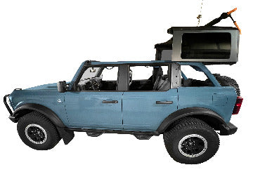 J-BARR: Hardtop removal hoist and storage system that is compatible with the Ford Bronco. 